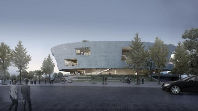 BIM建筑|静若处子，流光四溢——中国轻纺城时尚宣布戏院 / WAU建筑事务所