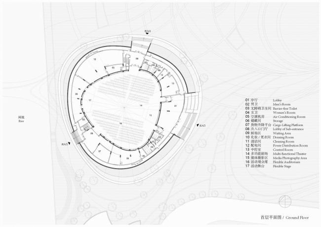 BIM建筑|静若处子，流光四溢——中国轻纺城时尚宣布戏院 / WAU建筑事务所