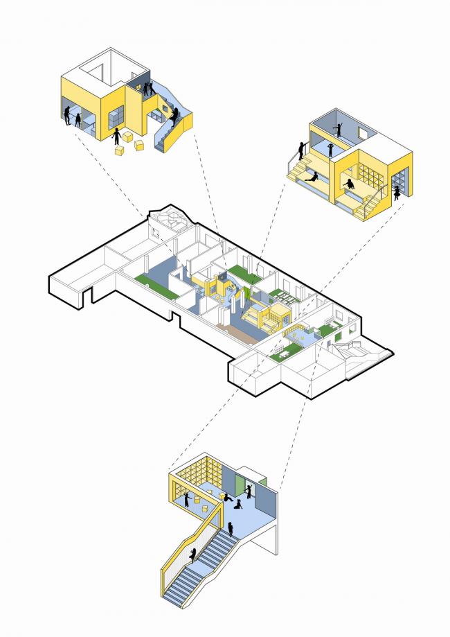 BIM建筑|送给孩子一座“岛屿”—— 一土黉舍北京校区 / Crossboundaries