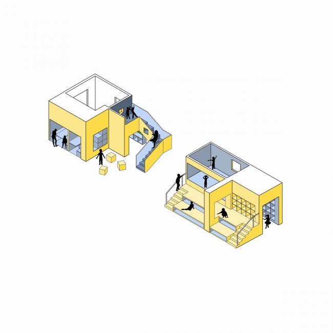 BIM建筑|送给孩子一座“岛屿”—— 一土黉舍北京校区 / Crossboundaries