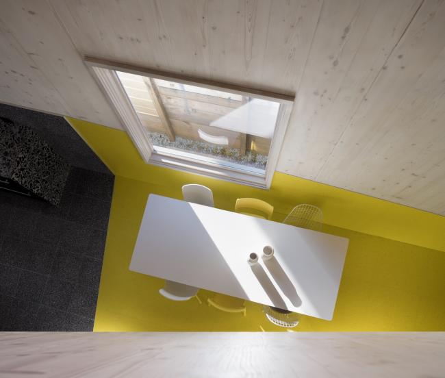 BIM建筑|屋顶***切割，复回经典的现代纯白室第 / MALL