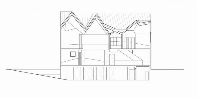 BIM建筑|屋顶***切割，复回经典的现代纯白室第 / MALL