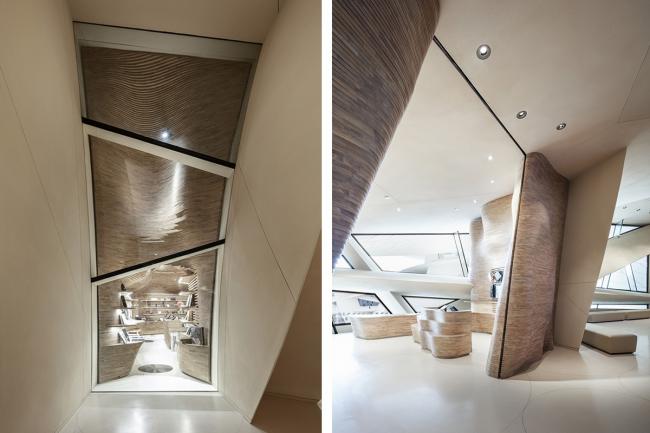 BIM建筑|云诡波谲，仿佛渗透光线的原始洞窟：卡塔尔国度博物馆商铺 / 高田浩一建筑事务所