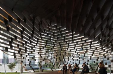 BIM建筑|融进古老元素，片状“鱼鳞”架起的无柱天篷 / Olgooco-BIM建筑网
