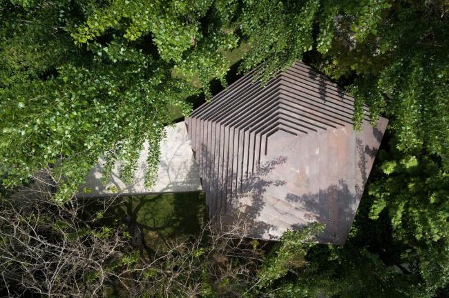 BIM建筑|融进古老元素，片状“鱼鳞”架起的无柱天篷 / Olgooco