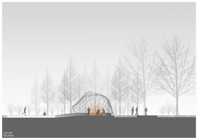 BIM建筑|融进古老元素，片状“鱼鳞”架起的无柱天篷 / Olgooco