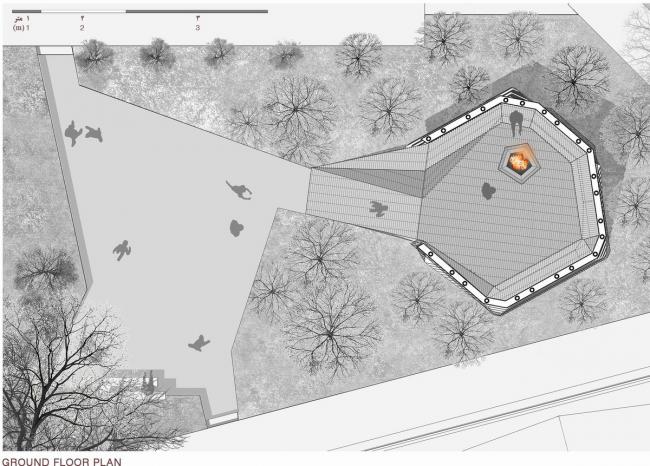 BIM建筑|融进古老元素，片状“鱼鳞”架起的无柱天篷 / Olgooco