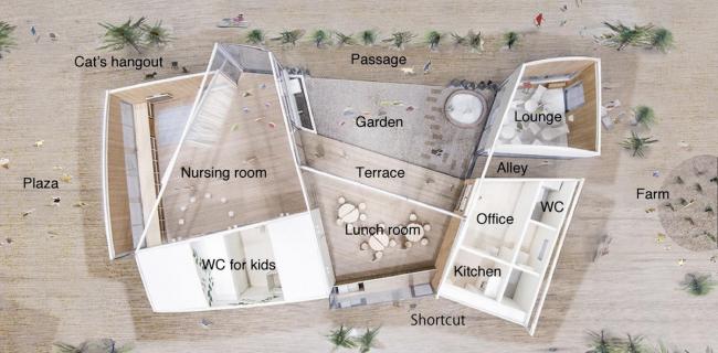 BIM建筑|富士山下，曲线的温顺与魅力：Toranoko 托儿所 / Takashige Yama***a Office