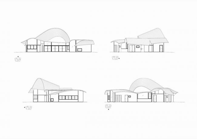 BIM建筑|富士山下，曲线的温顺与魅力：Toranoko 托儿所 / Takashige Yama***a Office