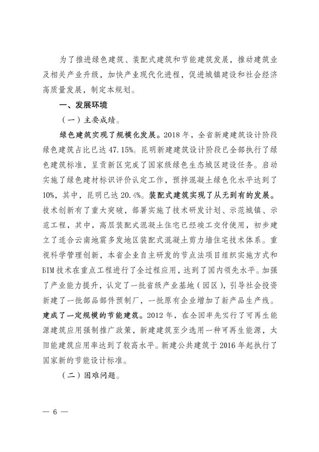 BIM与装配式|关于印发《云南省绿色装配式建筑及产业发展规划（2019—2025年）》的通知
