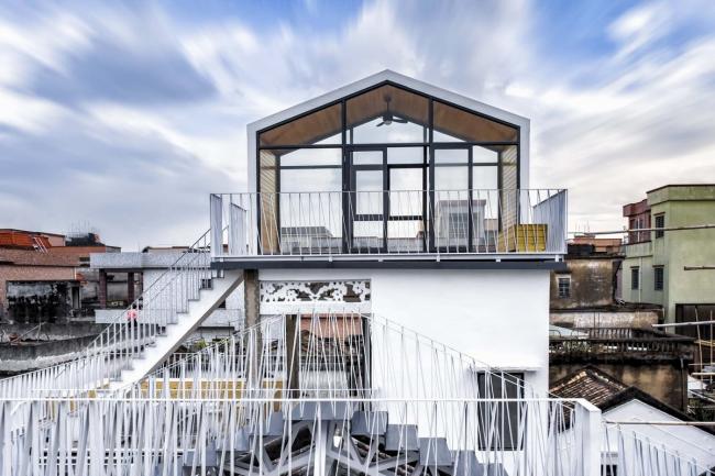 BIM建筑|众筹来的露台公共空间——新基白屋子平易近宿群 / 竖梁社建筑