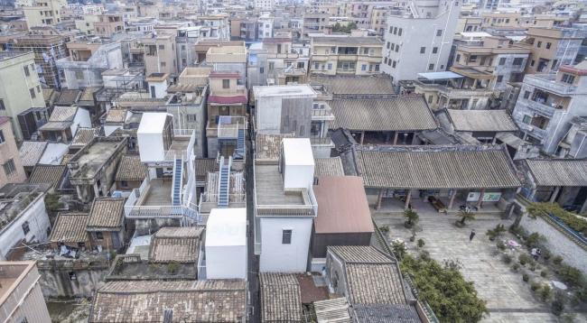 BIM建筑|众筹来的露台公共空间——新基白屋子平易近宿群 / 竖梁社建筑