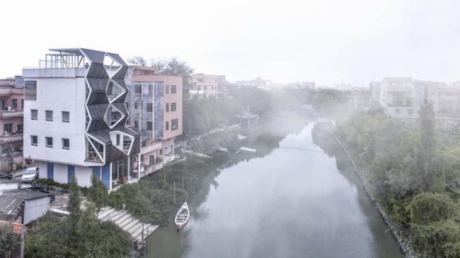 BIM建筑|众筹来的露台公共空间——新基白屋子平易近宿群 / 竖梁社建筑