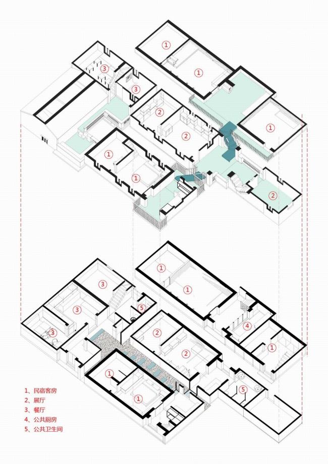 BIM建筑|众筹来的露台公共空间——新基白屋子平易近宿群 / 竖梁社建筑