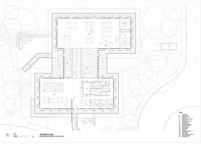 BIM建筑|通透坦荡，翘首以盼，引领立异：麦考瑞年夜学创业孵化中间 / Architectus