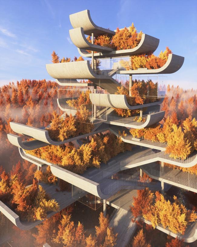 BIM建筑|上海外籍设计师勇敢畅想，中国传统浮图转译为现代建筑说话