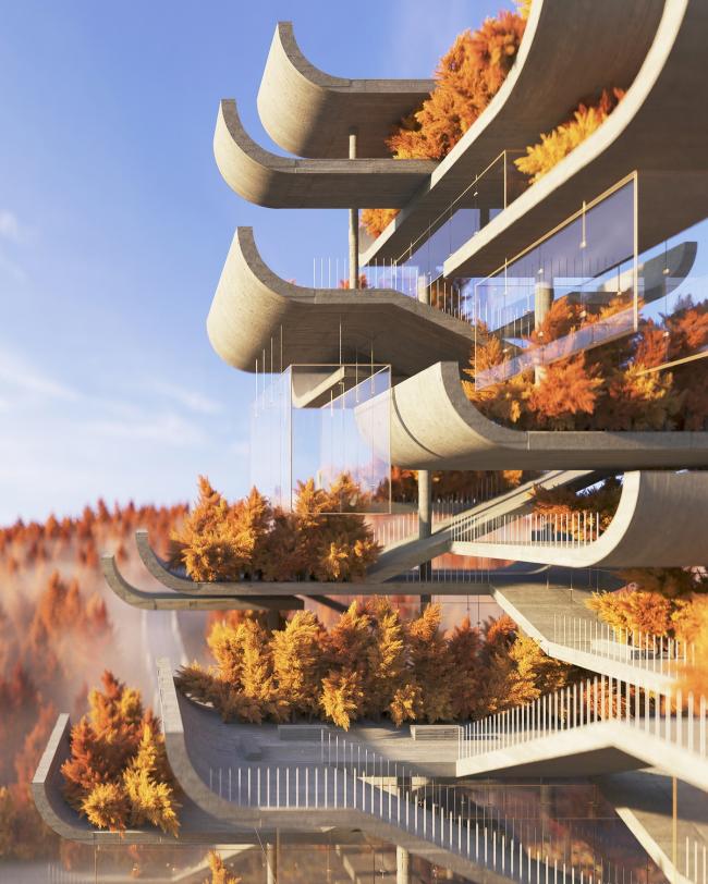 BIM建筑|上海外籍设计师勇敢畅想，中国传统浮图转译为现代建筑说话