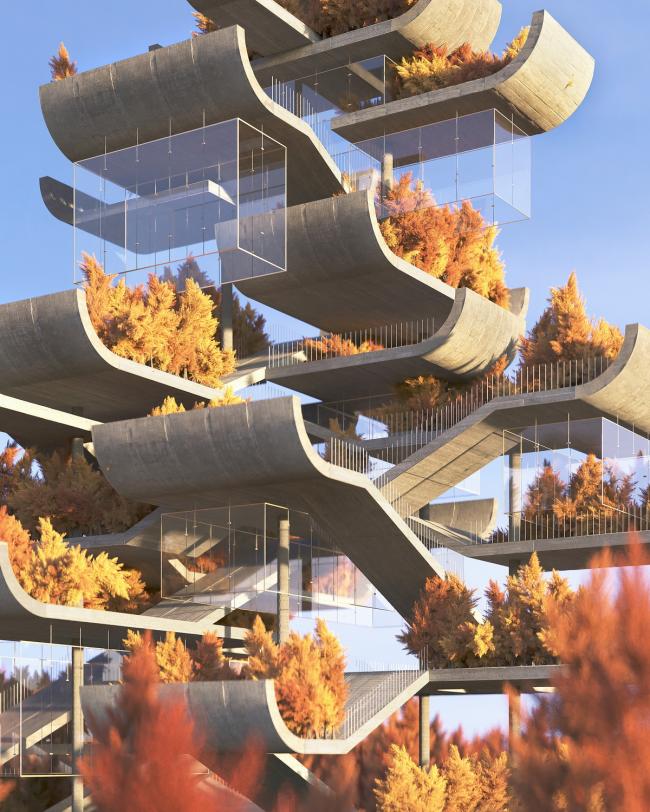 BIM建筑|上海外籍设计师勇敢畅想，中国传统浮图转译为现代建筑说话