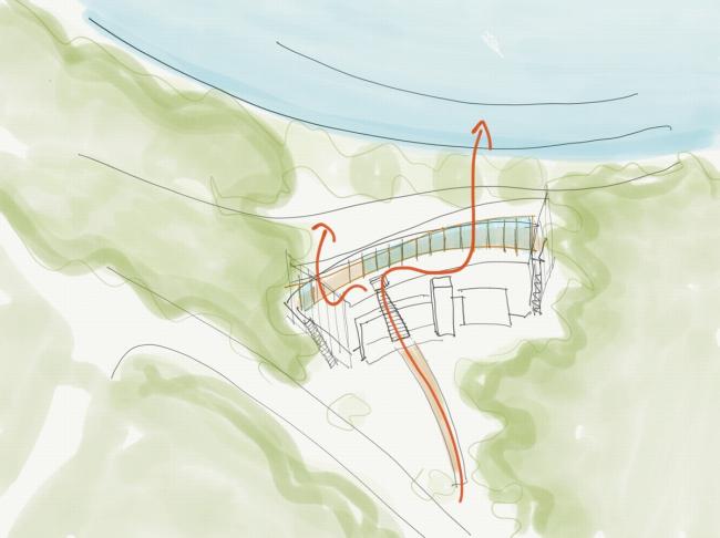 BIM建筑|光影斑驳，坐落湖畔的学术交换中间