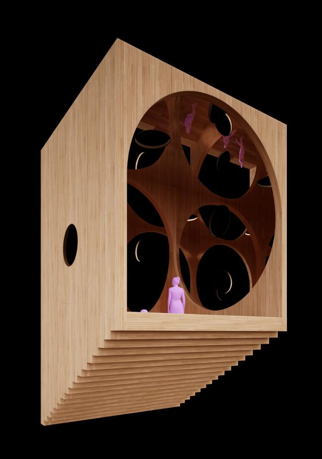 BIM建筑|拱与镜：虚实相映的无尽空间 / 槃达建筑