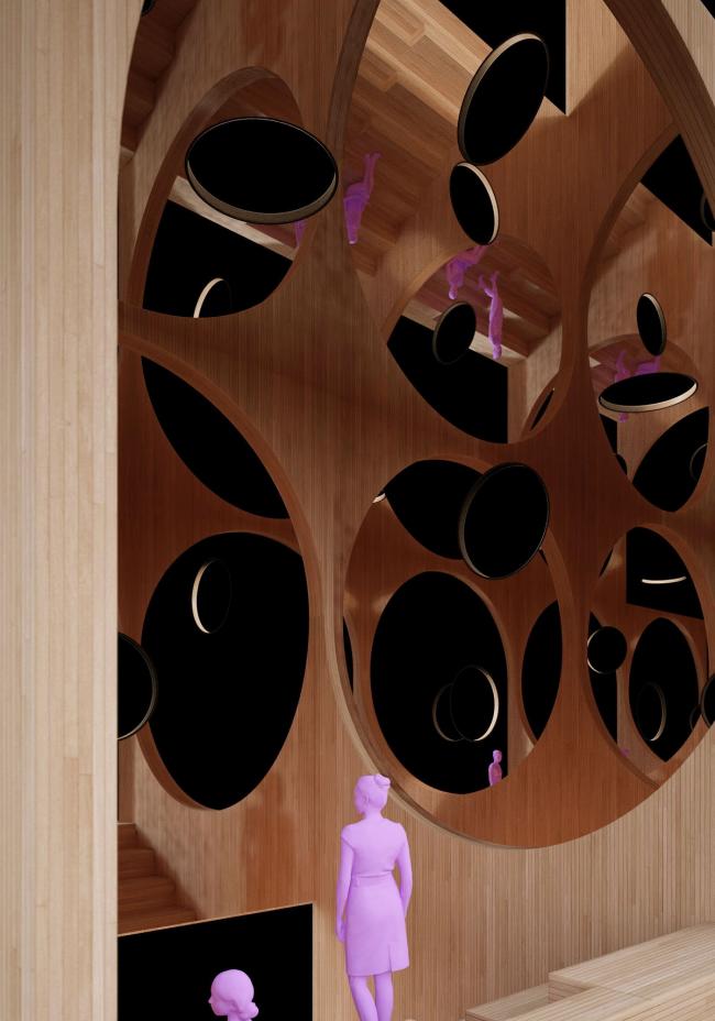 BIM建筑|拱与镜：虚实相映的无尽空间 / 槃达建筑