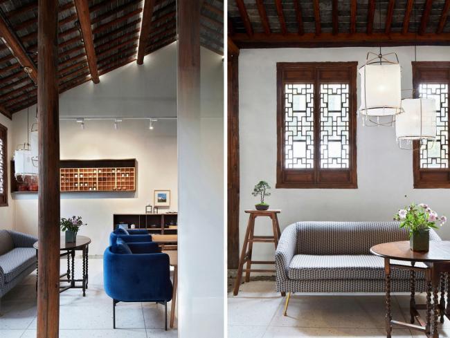 BIM建筑|叫醒记忆，沧桑而丰年代感的老屋子改革：不雅茶庭 / 南京悦设空间设计