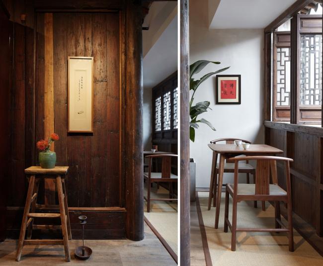 BIM建筑|叫醒记忆，沧桑而丰年代感的老屋子改革：不雅茶庭 / 南京悦设空间设计