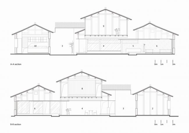 BIM建筑|叫醒记忆，沧桑而丰年代感的老屋子改革：不雅茶庭 / 南京悦设空间设计