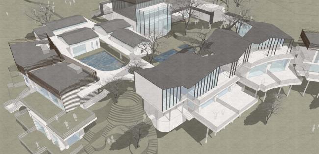 BIM建筑|茂林清泉，焚喷鼻喝茶：茶言不雅舍 / 是合设计工作室