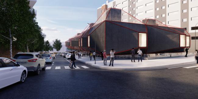 BIM建筑|仿佛一艘“绿色飞船”——马德里市政藏书楼计划 / 3GATTI