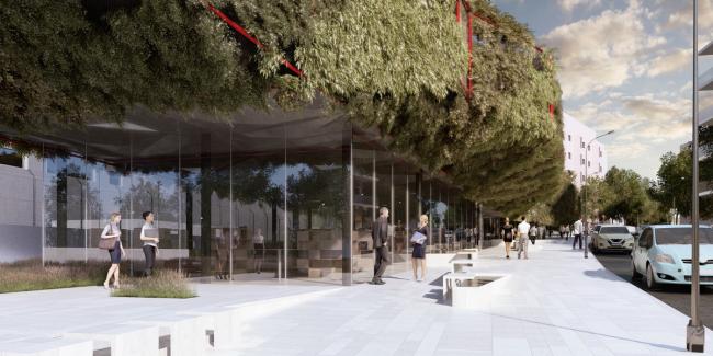 BIM建筑|仿佛一艘“绿色飞船”——马德里市政藏书楼计划 / 3GATTI