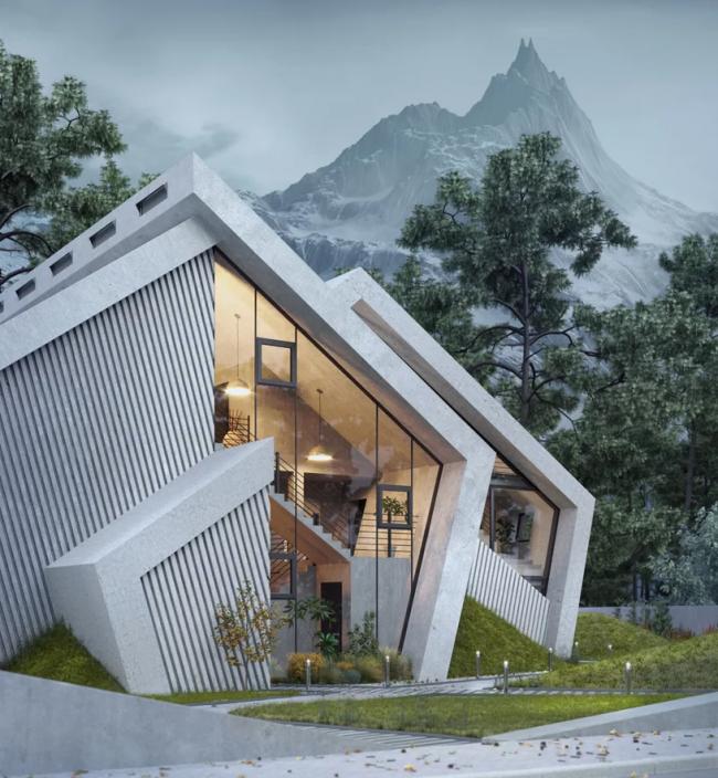 BIM建筑|仿佛重峦叠嶂的“山岳”：屋顶阁楼