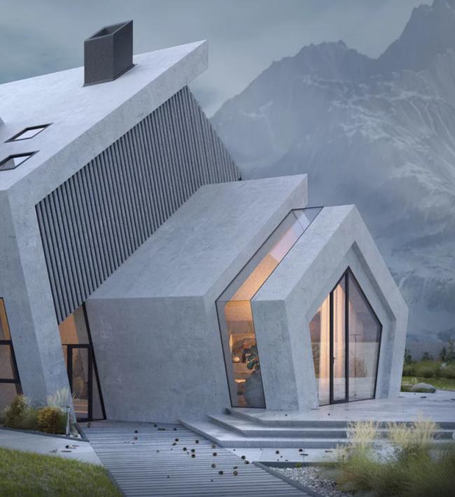 BIM建筑|仿佛重峦叠嶂的“山岳”：屋顶阁楼