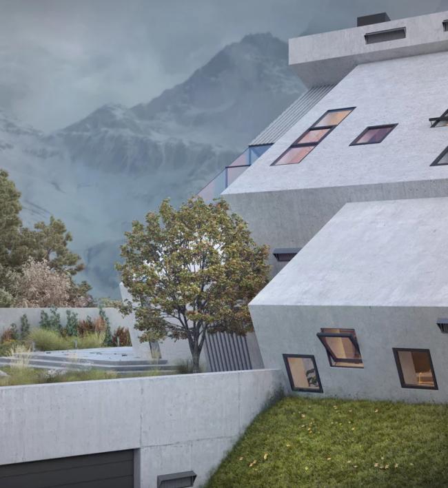 BIM建筑|仿佛重峦叠嶂的“山岳”：屋顶阁楼