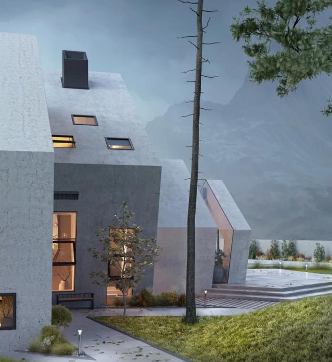 BIM建筑|仿佛重峦叠嶂的“山岳”：屋顶阁楼