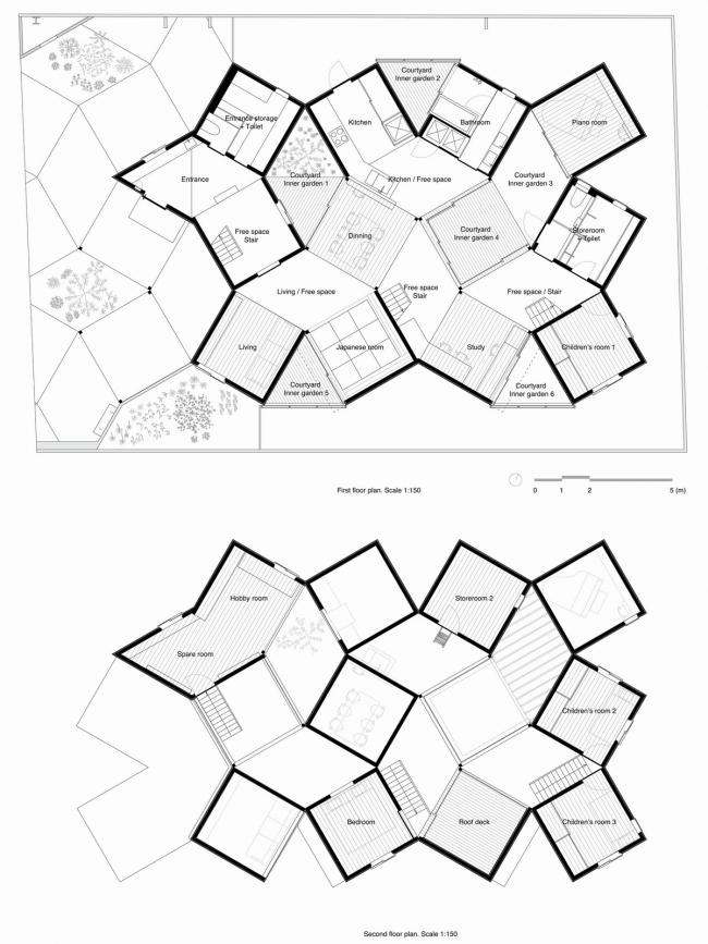 BIM建筑|曲径通幽，简略几何——北斋之家