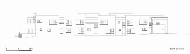 BIM建筑|彩色连廊穿插于白色体量间的湖畔丛林幼儿园 / 竹中工务店