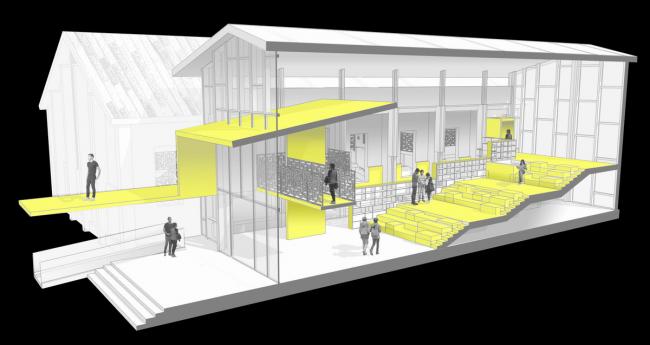 BIM建筑|河水清清，乡愁悠悠：小镇粮仓改革 / 上海交通年夜学城镇空间文化与科学研讨中间