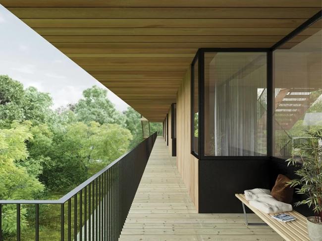 BIM建筑|NL Architects + STUDYO 为法兰克福设计梯田式经济实用房