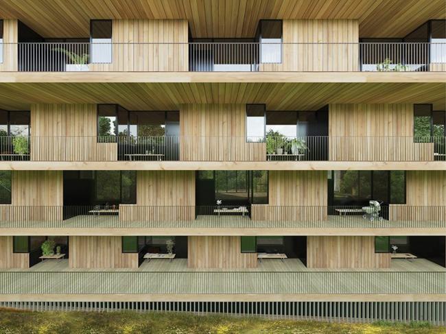 BIM建筑|NL Architects + STUDYO 为法兰克福设计梯田式经济实用房