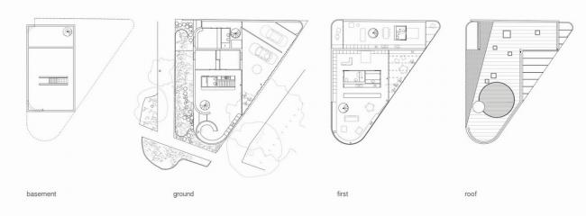 BIM建筑|玫瑰之家，砖网格幕墙以顺应三角狭地