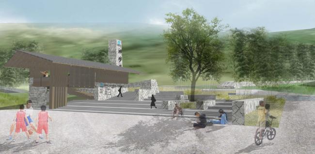 BIM建筑|蓝田县九间房镇油坊坪村景不雅设计 / 中国建筑西北设计研讨院·建筑装潢与情况艺术工程设计研讨院