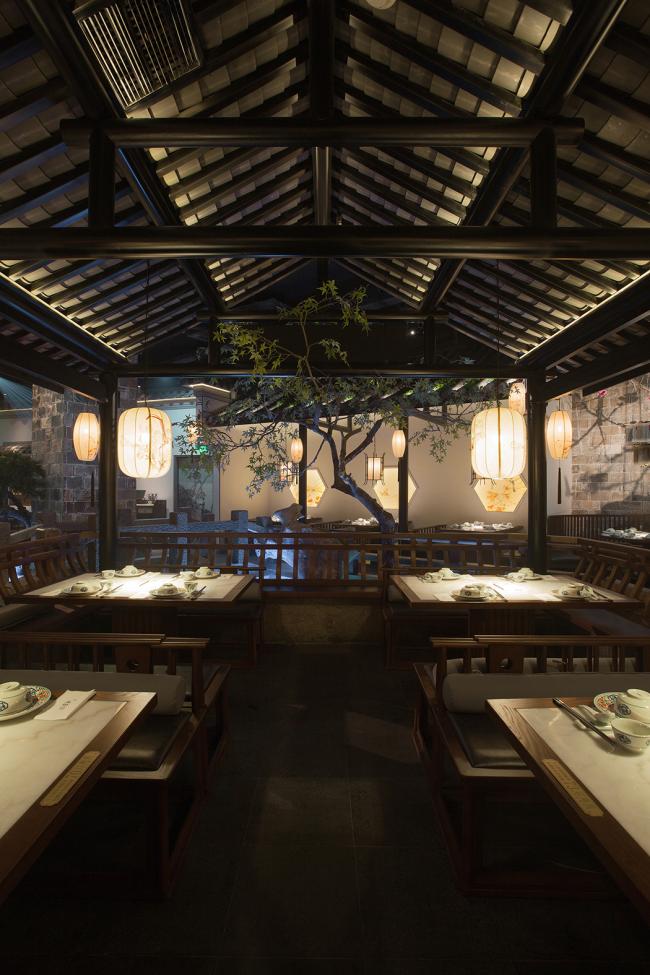 BIM建筑|闲庭散步，锦瑟韶华：江南里中餐厅，江苏常州／卧野空间设计事务所
