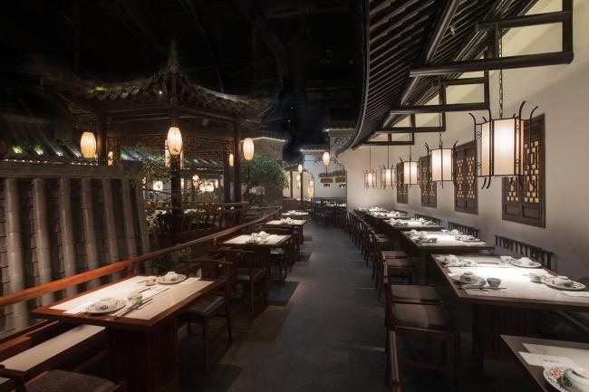 BIM建筑|闲庭散步，锦瑟韶华：江南里中餐厅，江苏常州／卧野空间设计事务所