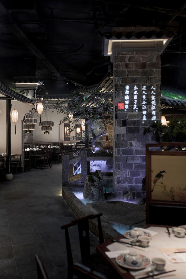 BIM建筑|闲庭散步，锦瑟韶华：江南里中餐厅，江苏常州／卧野空间设计事务所