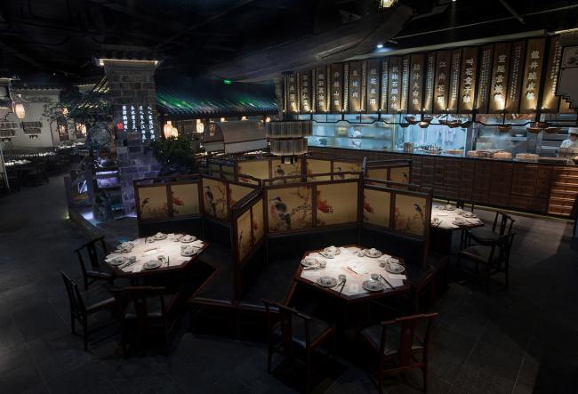 BIM建筑|闲庭散步，锦瑟韶华：江南里中餐厅，江苏常州／卧野空间设计事务所