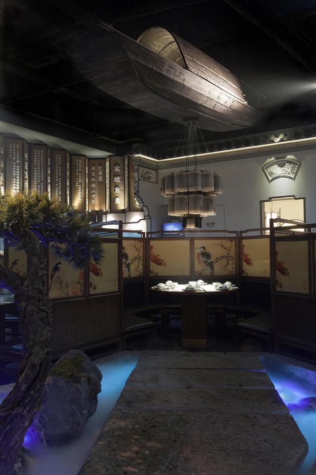 BIM建筑|闲庭散步，锦瑟韶华：江南里中餐厅，江苏常州／卧野空间设计事务所