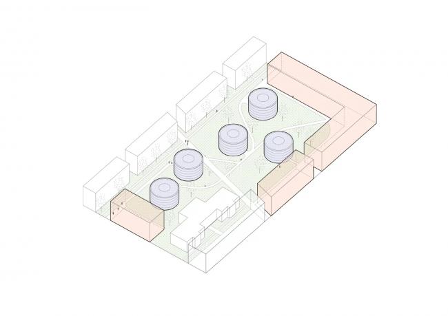 BIM建筑|雄壮壮阔，混凝土立面映出希腊神话故事：萨克莱年夜学学生公寓