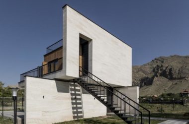 BIM建筑|纵横分明，稀树草原上的一座现代简约室第-BIM建筑网