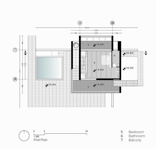 BIM建筑|纵横分明，稀树草原上的一座现代简约室第